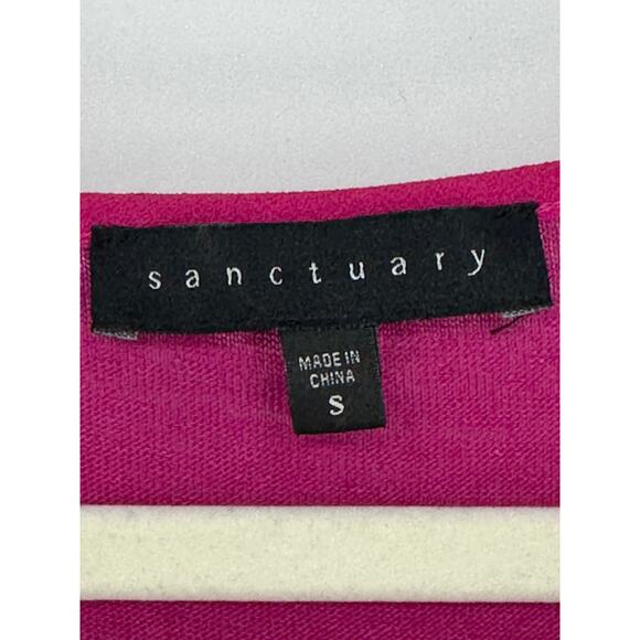 Anthropologie Sanctuary Pink Sleeveless Linen Blouse V-Neck Workwear Casual S - Picture 3 of 6